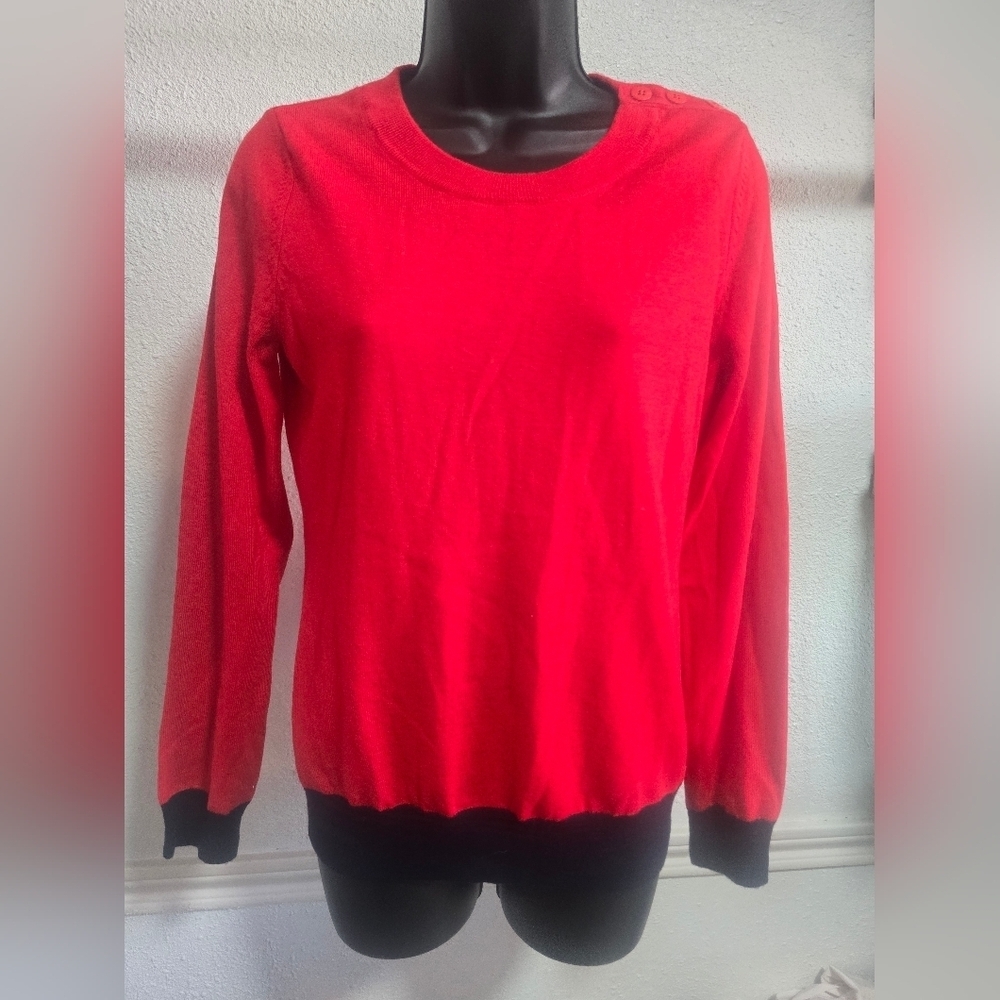 Red and Blue Women's Sweater